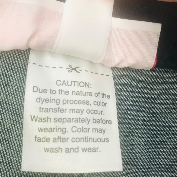 Isabel Maternity Women's Size 4 Crossover Panel Bermuda Blue Denim Short New - Picture 15 of 16